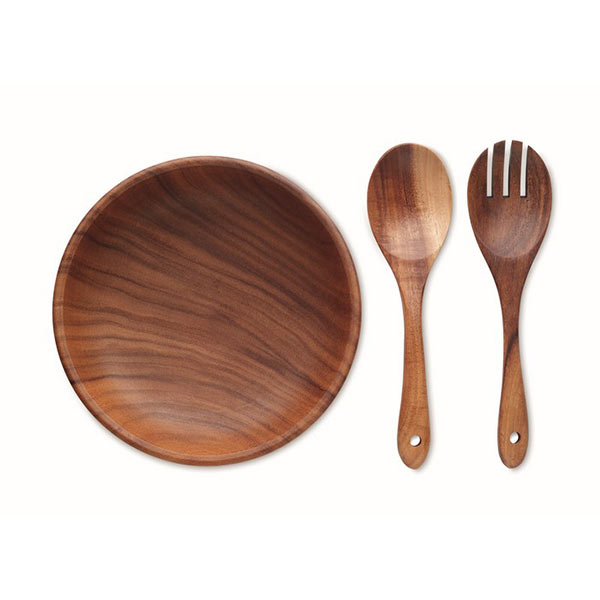 Набір салатників з посудом RUCCO MO6748-40, коричневий