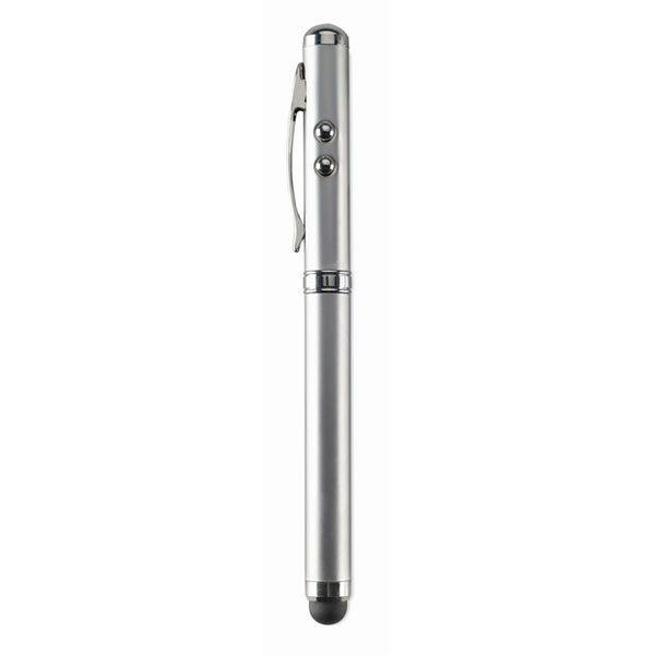Ручка с фонариком и указкой MO8097-16 TRIOLUX, матовое серебро