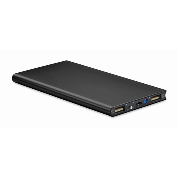 Акумулятор на 8000 mAh POWERFLAT8 MO8839-03, чорний